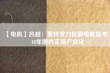 【電機(jī)】呂超:泰特發(fā)力輪轂電機(jī)技術(shù) 2018年國(guó)內(nèi)實(shí)現(xiàn)產(chǎn)業(yè)化 - TECO東元電機(jī) | 變頻器·伺服電機(jī)·減速機(jī)·電機(jī)解決方案