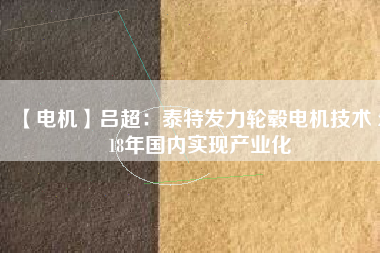 【電機(jī)】呂超:泰特發(fā)力輪轂電機(jī)技術(shù) 2018年國(guó)內(nèi)實(shí)現(xiàn)產(chǎn)業(yè)化 - TECO東元電機(jī) | 變頻器·伺服電機(jī)·減速機(jī)·電機(jī)解決方案