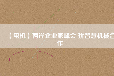 【電機(jī)】兩岸企業(yè)家峰會 拚智慧機(jī)械合作 - TECO東元電機(jī) | 變頻器·伺服電機(jī)·減速機(jī)·電機(jī)解決方案