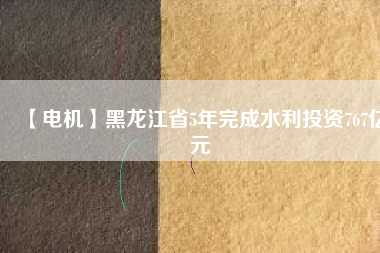 【電機(jī)】黑龍江省5年完成水利投資767億元 - TECO東元電機(jī) | 變頻器·伺服電機(jī)·減速機(jī)·電機(jī)解決方案